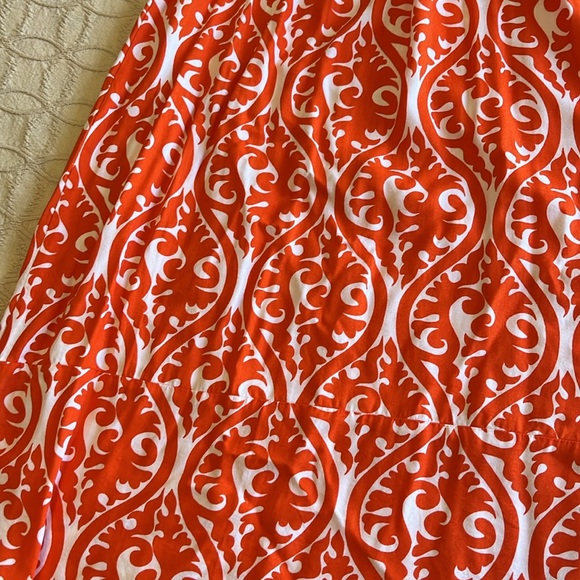 Escapada orange and white summer dress - Picture 2 of 6